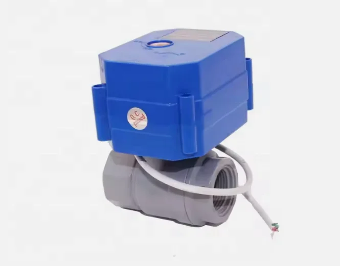 Miniature Electric Ball Valve for Water Treatment DN25 UPVC Plastic Large Torque Manufactured by Manufacturers