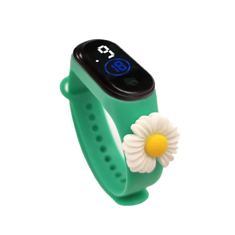 2023 New Motion Sports Watch For Women Electronic LED Digital Wristwatch Fashion Casual Simple Silicone Touch Waterproof Clock