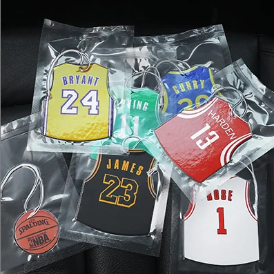 Best-selling OEM hanging bulk Various styles of basketball jerseys manufacturers car air fresheners