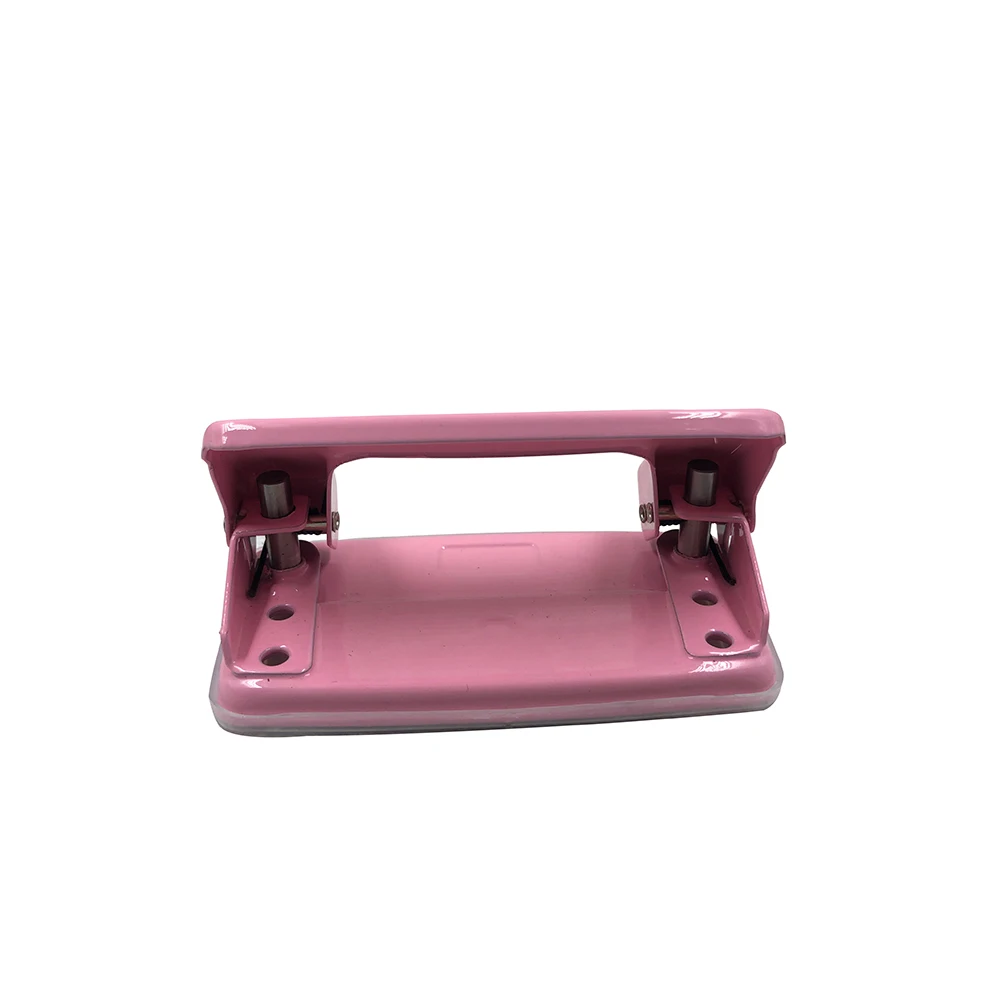 2 Hole Punch Manual Paper Puncher Metal 2 Hole Paper Punch Office Desktop 10 Sheets 80mm
