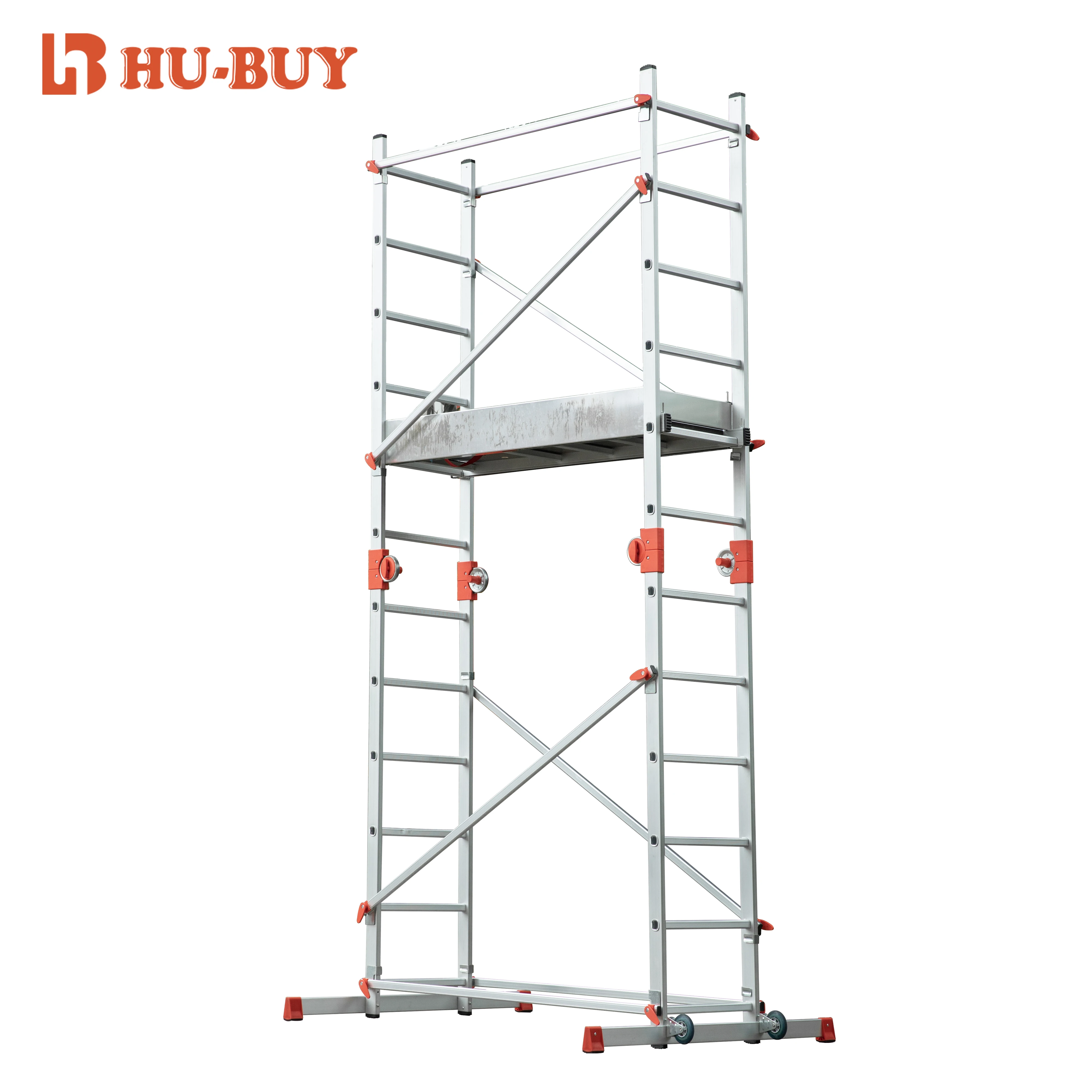 High Safety Multi Purpose Outdoor Multi Purpose Folding Aluminum Scaffold Tower with Platform