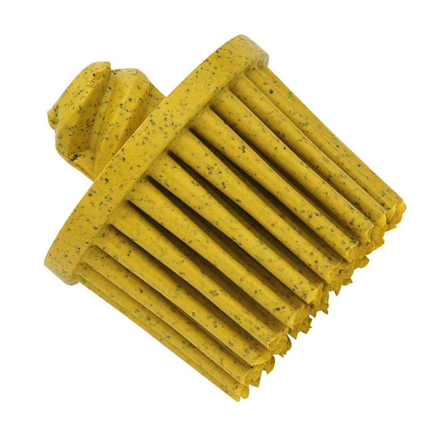 1inch 50 Grit Ceramic Straight Disc Brush Yellow Abrasive Polishing Bristle Disc With Quick Change Backing