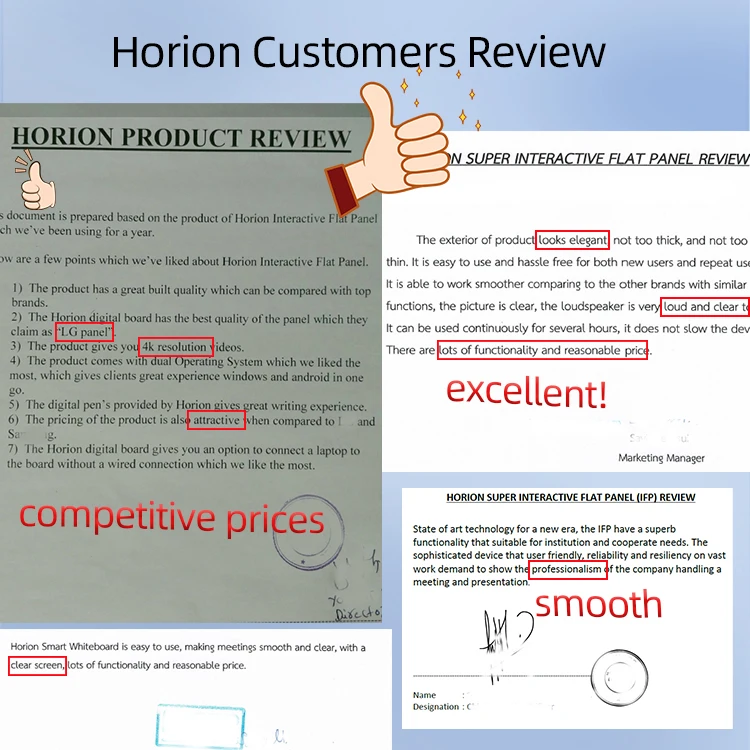 Horion teaching portable instrument utensils digital teaching large tablets integrated machine equipment interactive board