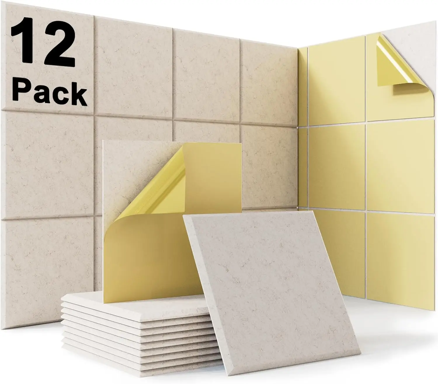 Pet Sound Proof Padding Polyester Felt Acoustic Sound Absorb Panel For Home Studio Cinema Use