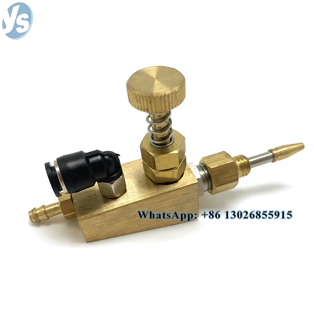 Micron Mist Siphon Round Spray Air Atomizing Nozzle, Customized Small Flow Rate Full Cone Air Misting Nozzle, Narrow Angle