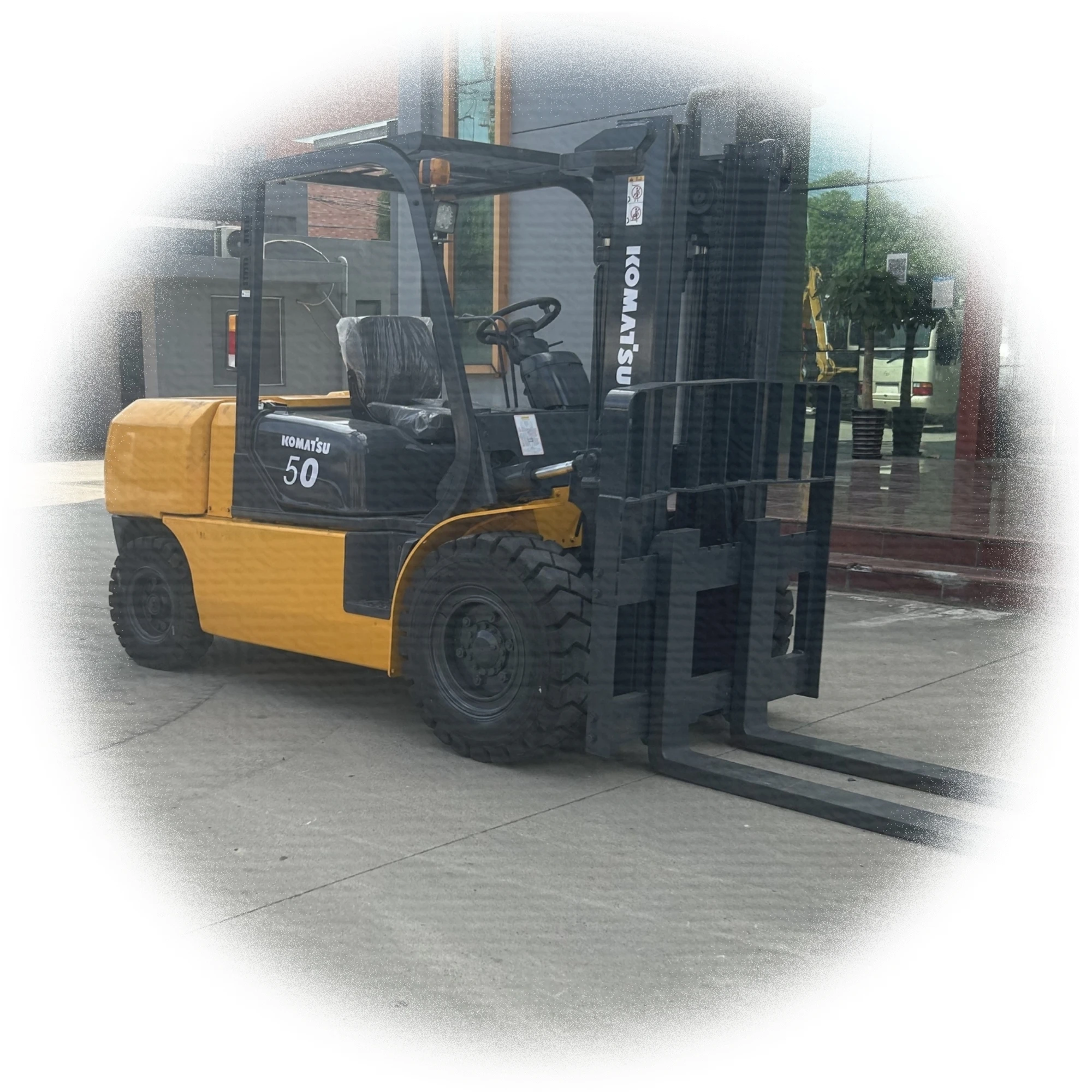 5 Ton Used Forklift Komatsu Fd50 With Good Condition For Sale,Komatsu 5ton Forklifts in Shanghai