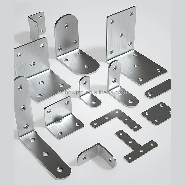 Customise 90 Degree Mounting Stainless Steel Painted Ms Furniture Metal Corner Bracket Angle brace