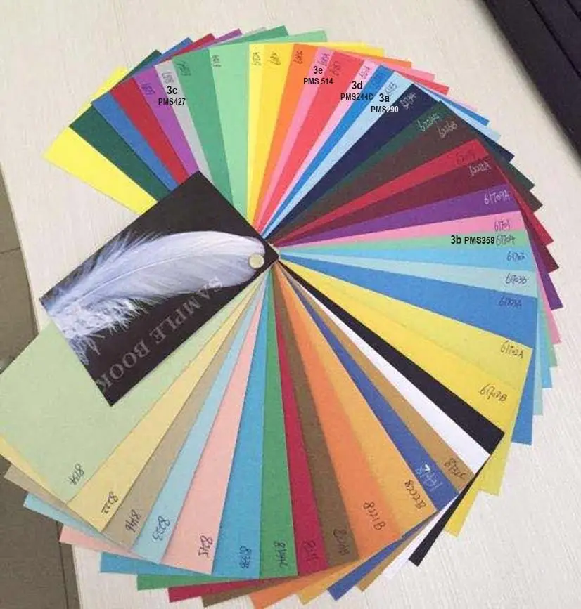 Factory Wholesale 20x30cm/305x305mm/15x15cm Card Colored Colorful Flower Wrapping Paper 2 Color