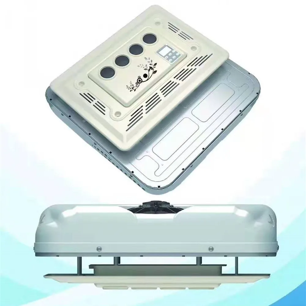 Compact roof mounted top electric air conditioner For excavator cabin