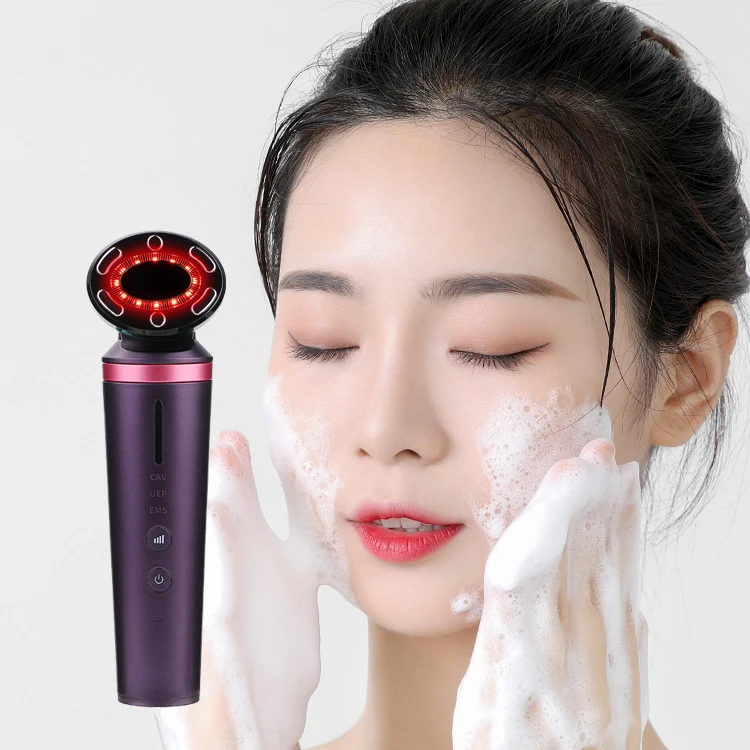 
Free Sample Home Use Plasma Personal Care Beauty Device Face Tool Natural 3D Face Massager 