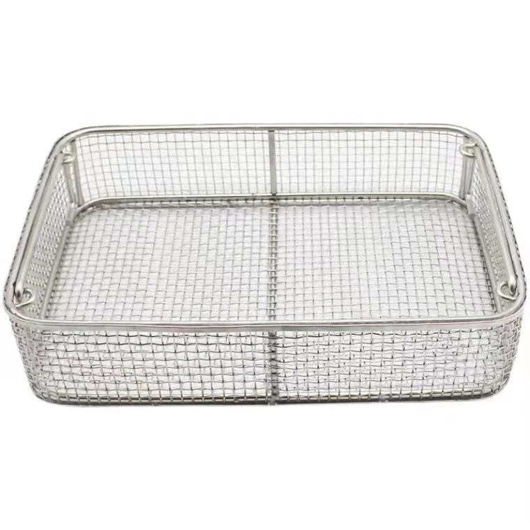 304 stainless steel operating room instrument cleaning and disinfection basket