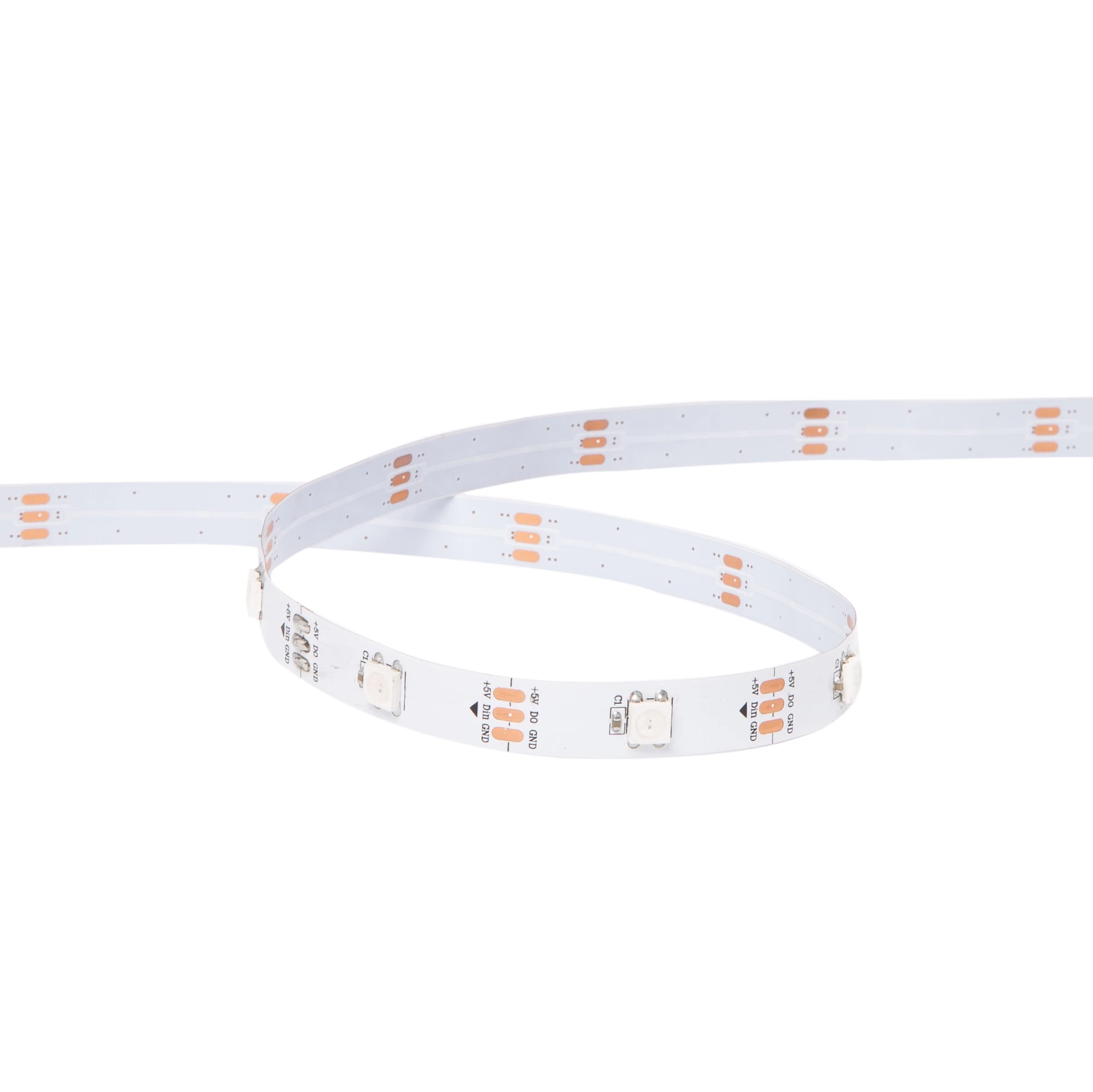 Glite IP20 Non-waterproof ws2812 RGB Pixel Strip 30LEDS/m 5050 SMD DC5V 2812 RGBIC Addressable Light Strip