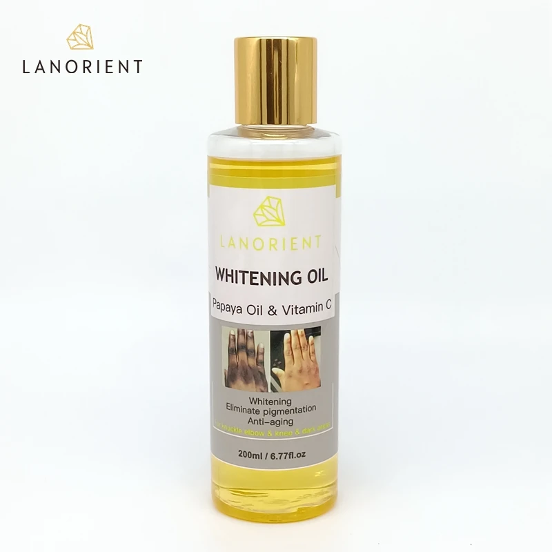 LANORIENT OEM Private Label Papaya oil Vitamin C Vitamin E  knuckle whitening Moisturizing dark spot removal
