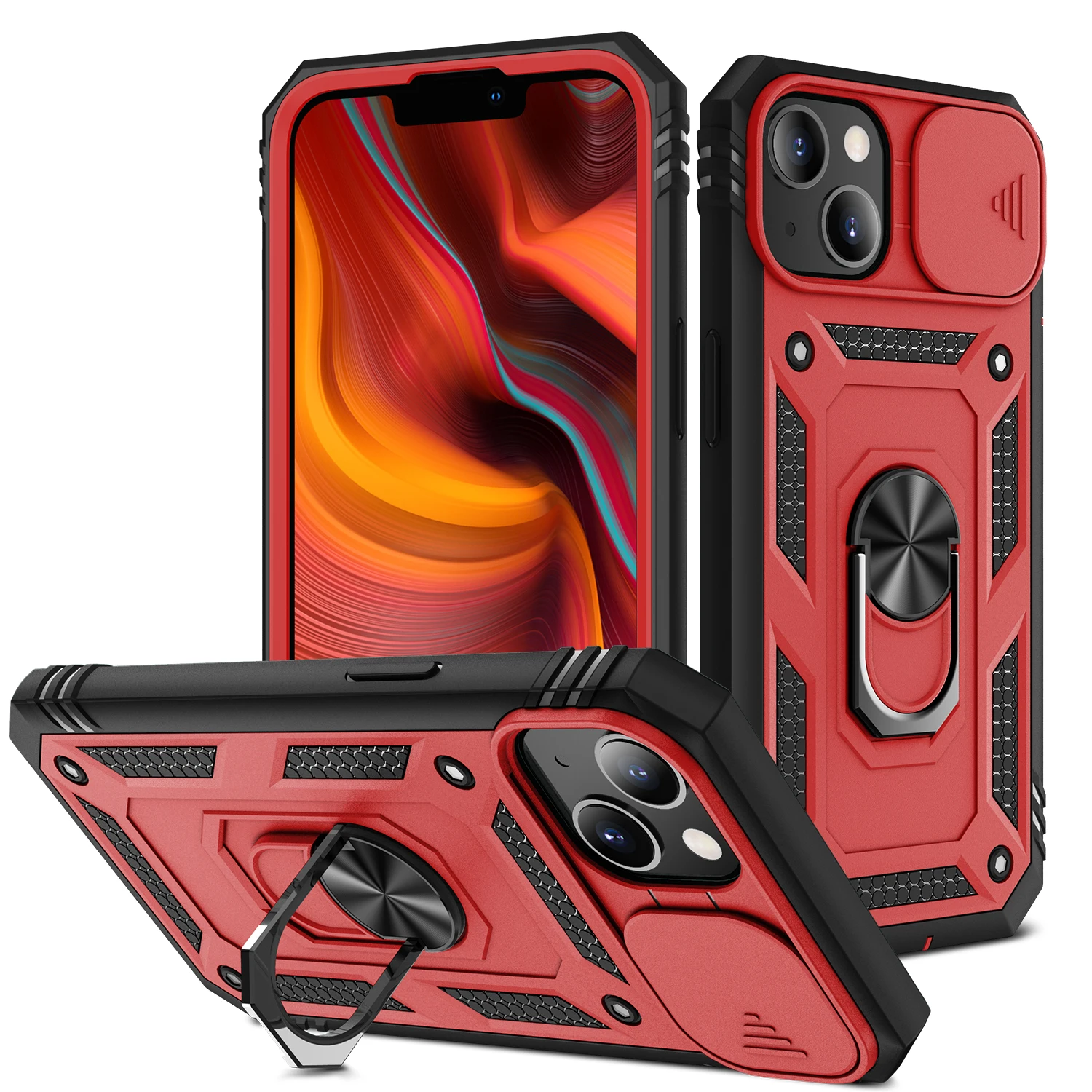 2022 newest best sellers shockproof cell phone case kickstand sublimation phone cases for iphone 13