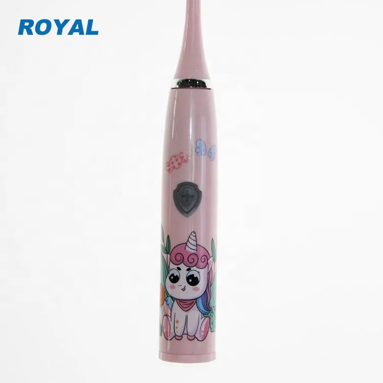 Competitive price battery operated USB charge kid cartoon style electric toothbrush OEM acceptable kid electric brush