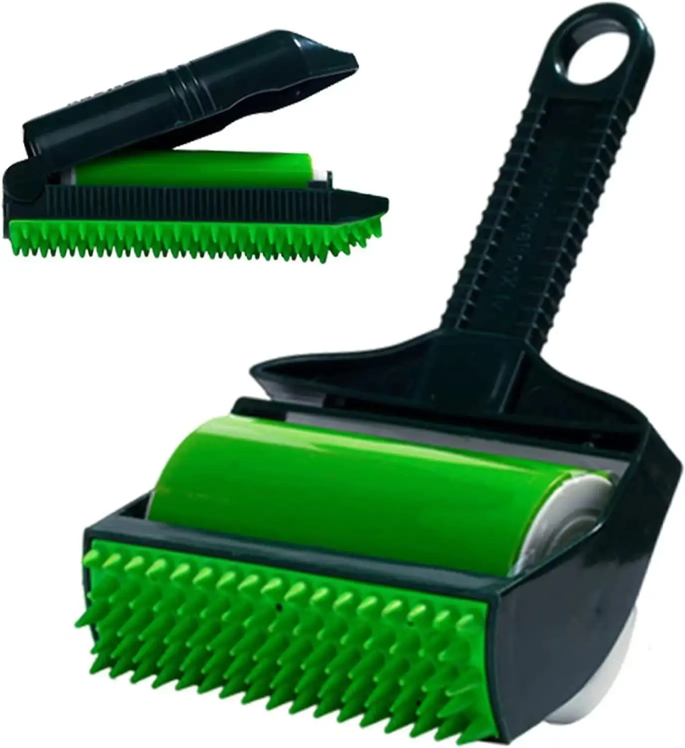 Qingle 2 шт. моющийся липкий ролик для ворса с мягкой щеткой для домашних животных для удаления пыли