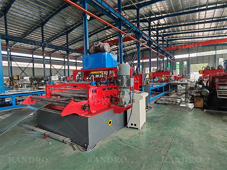 RANDRO Adjustable 100-800 mm Slotted Ladder Cable Tray Roll Forming Machine Metal Cable Tray Making Machine Production Line