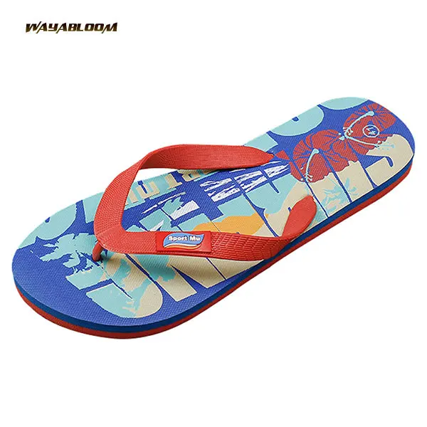 OEM ODM  wholesale Summer custom logo promotional men women anti-slip fashion promotion EVA flip flops