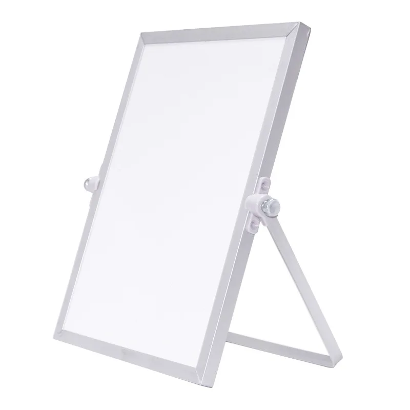 Amazon Hot Sales Doodle Writing Board Double-sided Magnetic Desktop Rotating Message Whiteboard