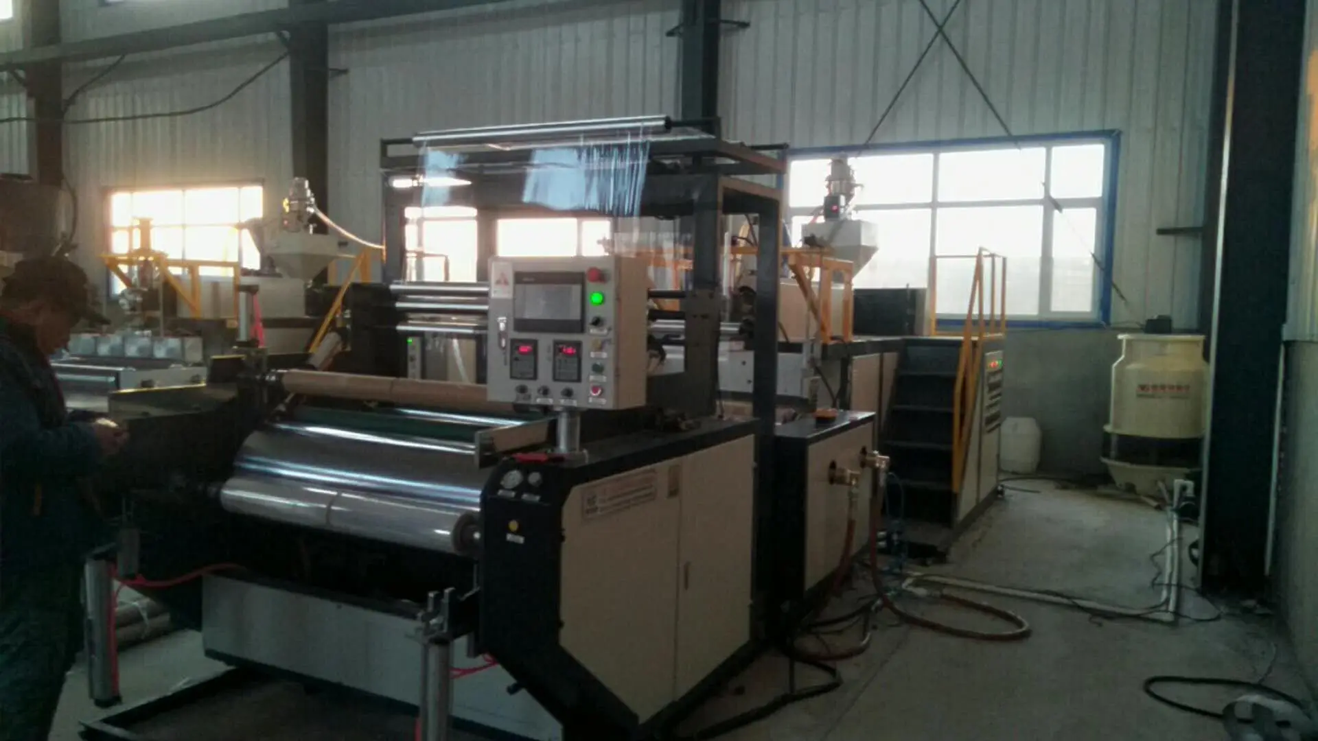 High Quality Automatic Multiple Layer Extrusion Stretch Cling Film Making Machine for Plastic Film Extruder Line