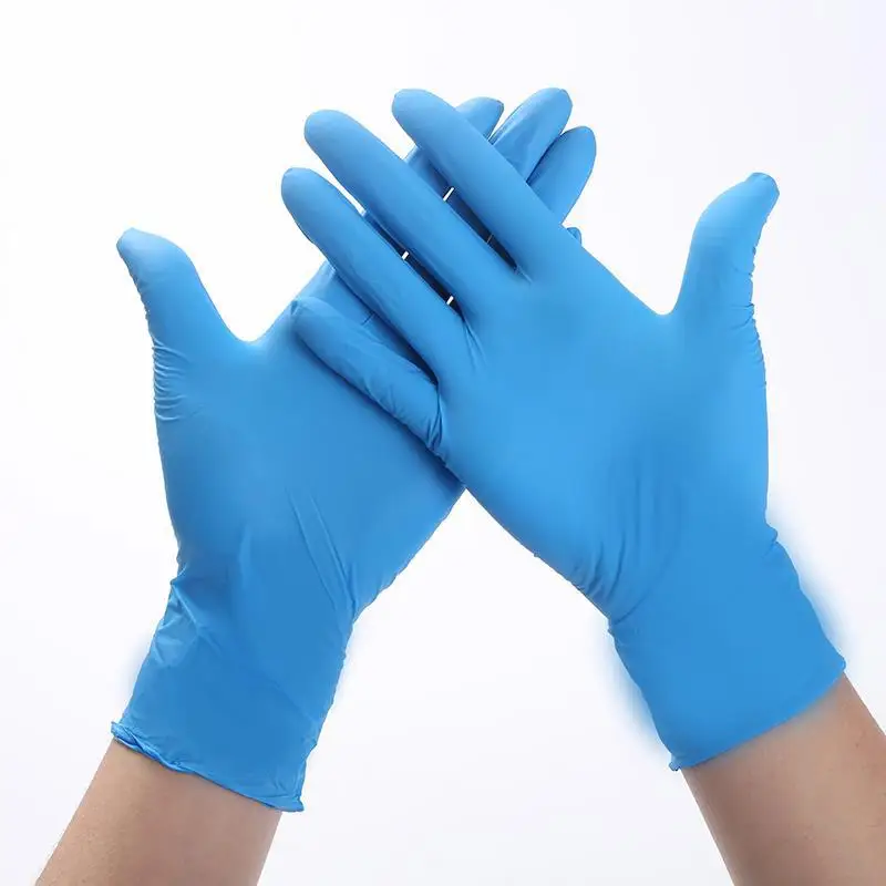 Disposable nitrile examination gloves medical nirtile gloves black nitrile with hot sale