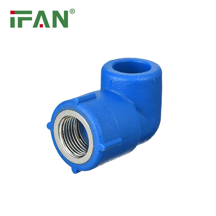 IFAN Free Sample Plumbing New Materials Blue Color PN25 PPR Fittings Elbow For Wholesale