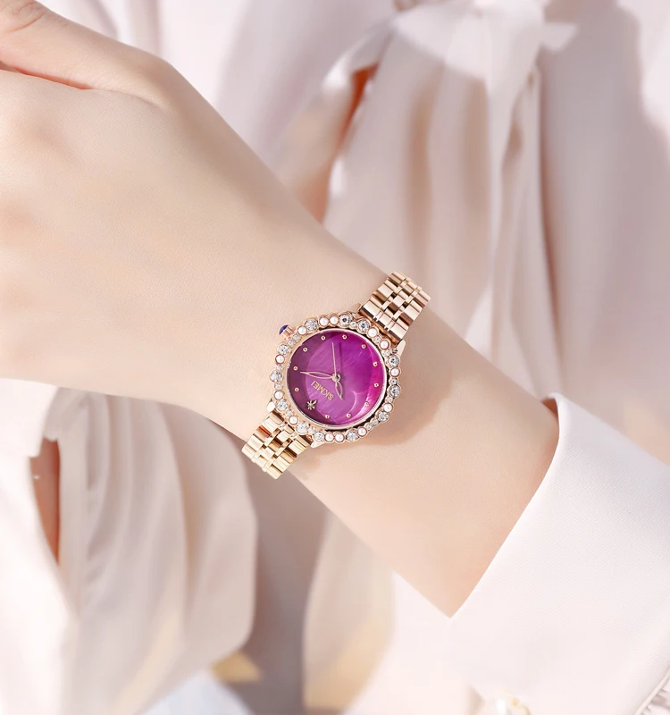 skmei 1799 high quality japan movt stainless steel band quartz watch price 316 women wristwatch relogio