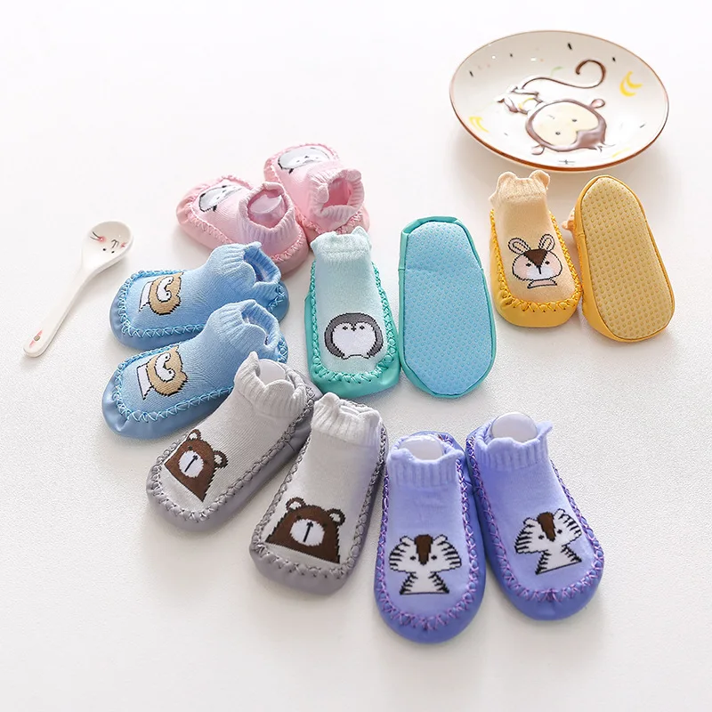 2022 new clothing Cartoon Newborn Baby Girls Boys Anti-Slip Socks