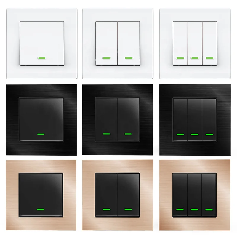 TB11 черный Физическая кнопка Tuya Smart EU/UK адаптер Zigbee Беспроводной пульт дистанционного управления беспроводной сцены переключатель Wi-Fi 3 банды выключатель alexa