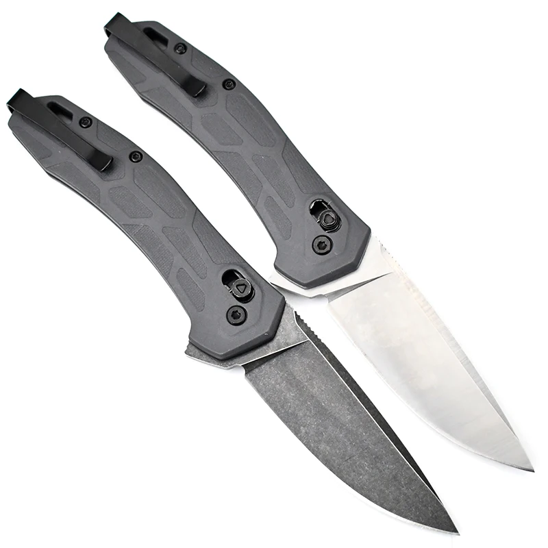 New Design Ready to Ship High-end Gift for EDC Enthusiasts D2 Steel Folding Blade Tactical Knife Fishing Hunting Pocket