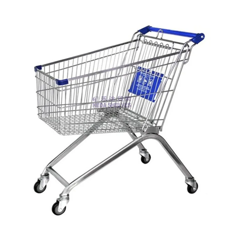 Fashion pvc waterproof shopping trolley hand cart used shopping carts for sale