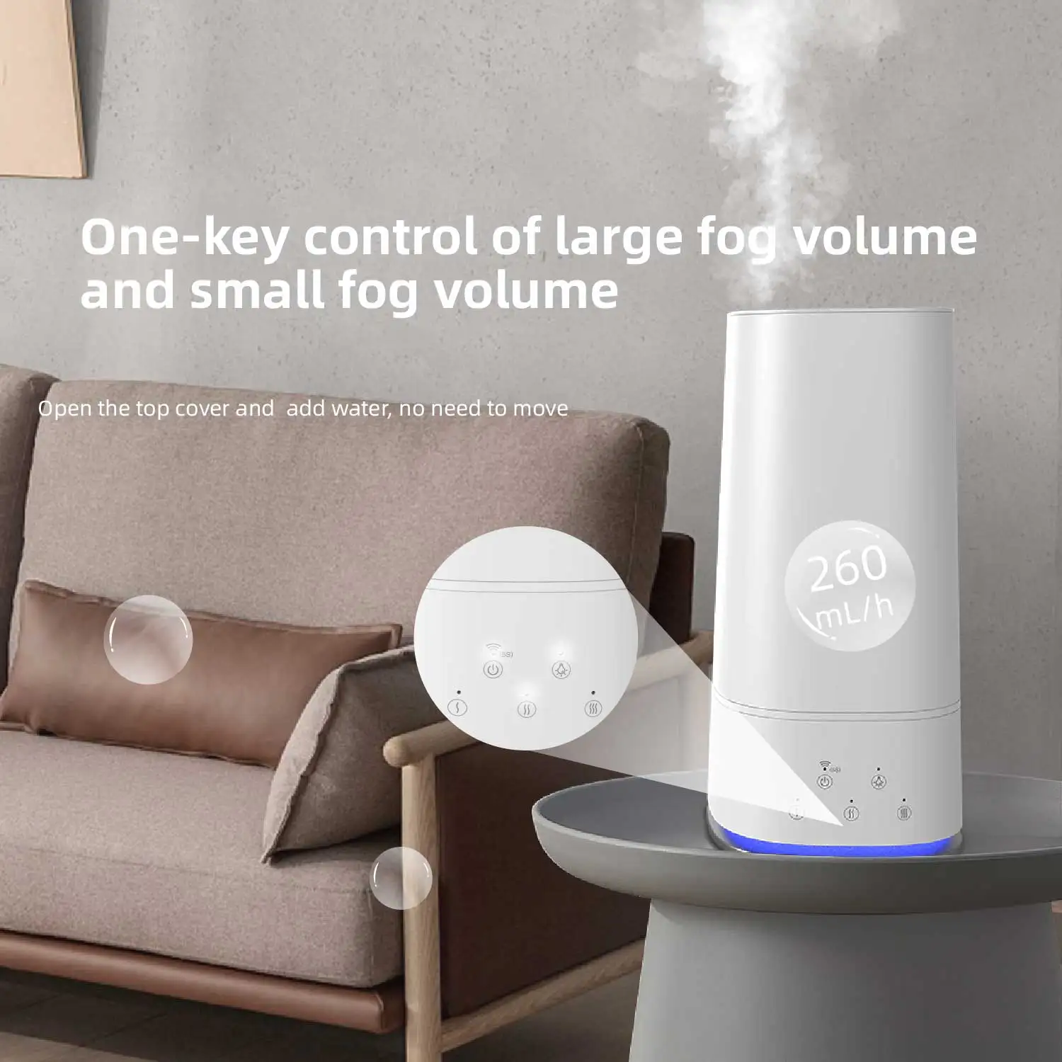 Home office electric diffuser Aroma diffuser Ultrasonic humidifier essential oil diffuser