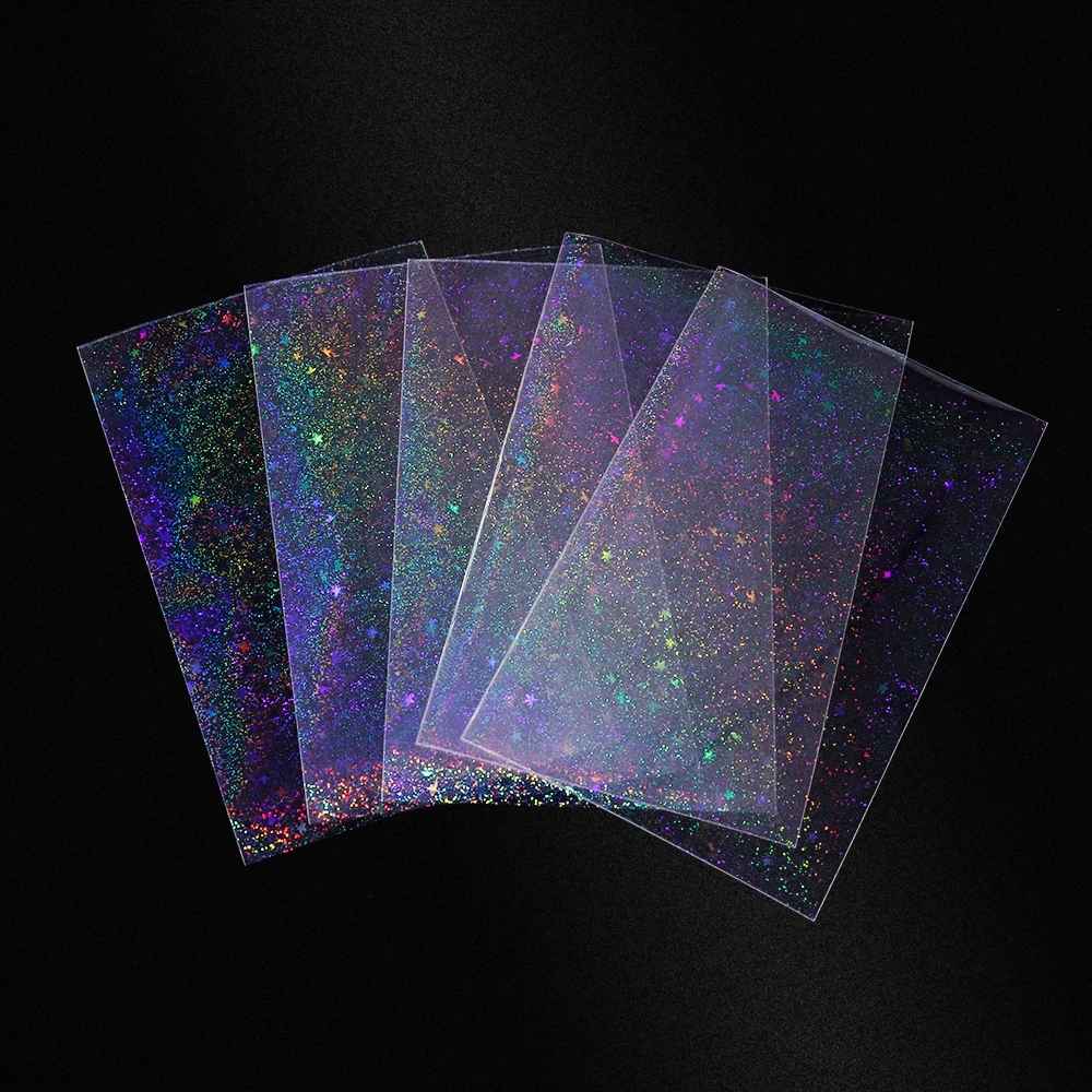 Sandstorm+Stars 5000pcs HOLOGRAM  KPOP Photocard CARD SLEEVES, holographic LOMO PC card sleeves