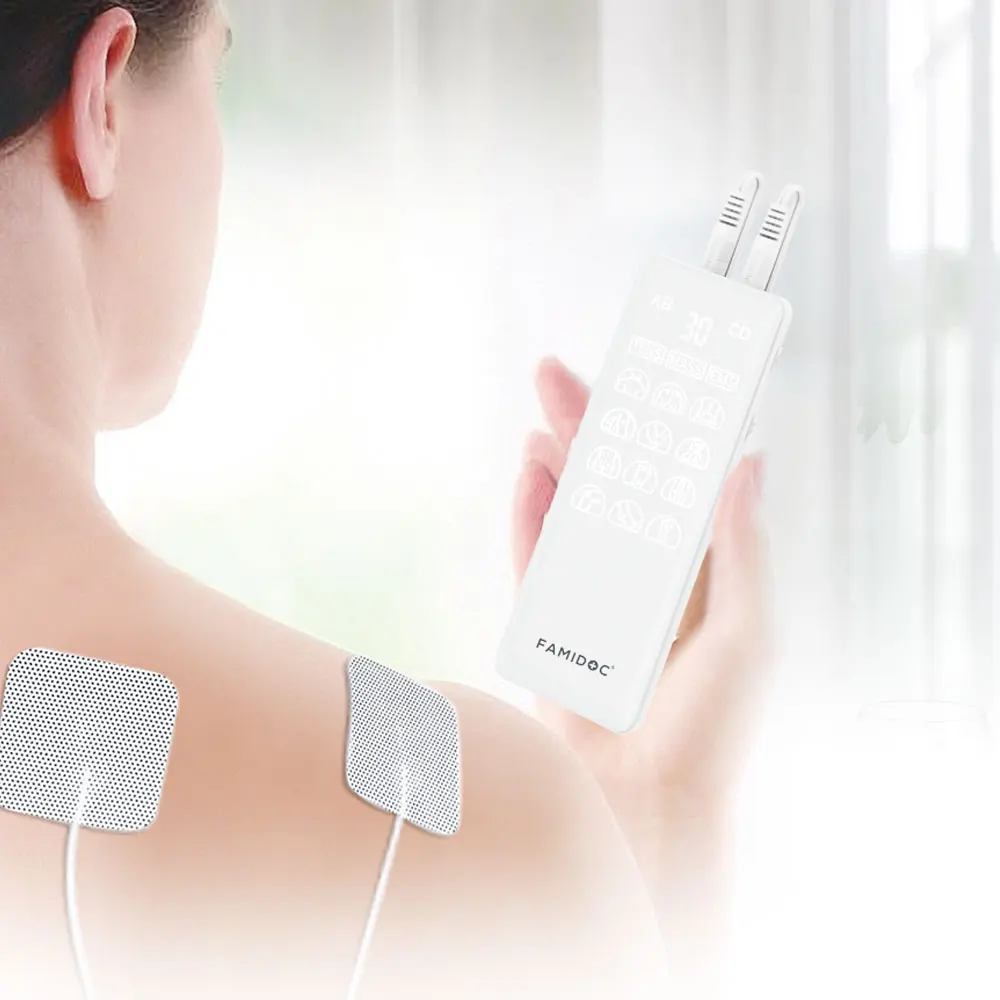 Easy-operate Physiotherapy Equipment Tens Transcutaneous Electrical Tens Machine Electrodes Unit Electric body massager