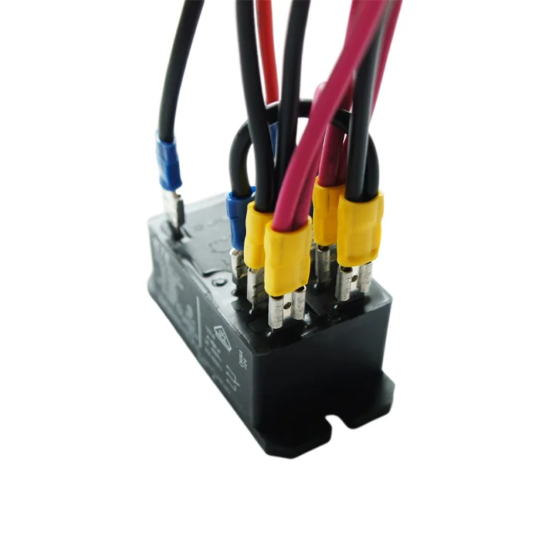 custom OEM wire harness with delay double pole double throw 12v wiring harness cable assembly