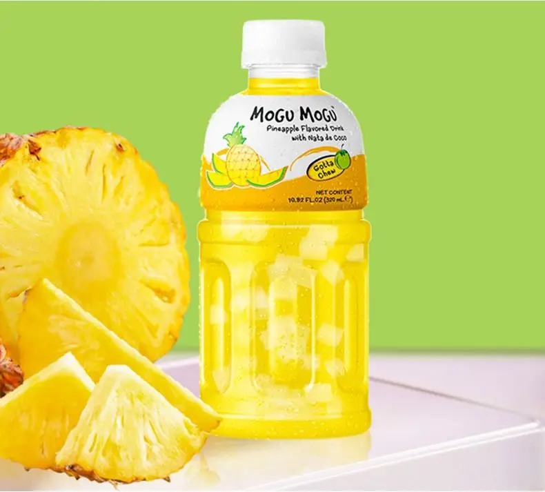 Тайский импортный напиток Mogu со вкусом личи с кокосовым желе и виноградным 320 мл напитка