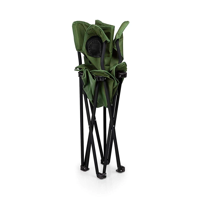 Outdoor Folding Metal Chair with this Collapsible folding design makes it easy to store transport and pack with carrying bag
