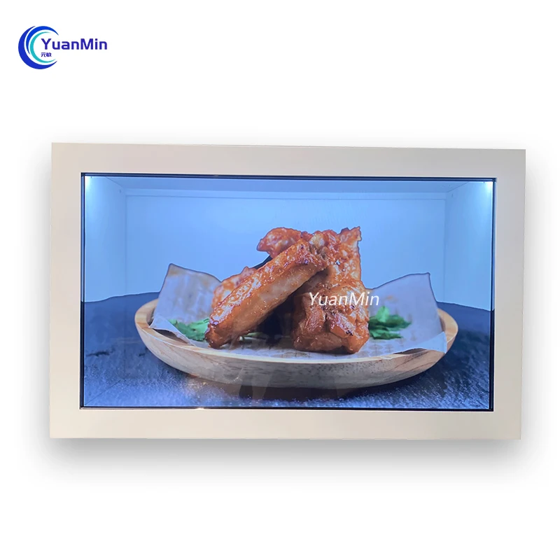 21 5 32 43 49 55 65 75 86 дюймов прозрачный дисплей шкаф голографический 3d