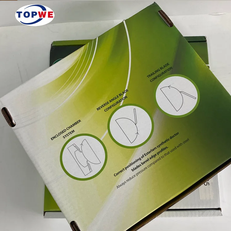 Esterlam Corrugated Box Printing / Coating Polyester Doctor Blade