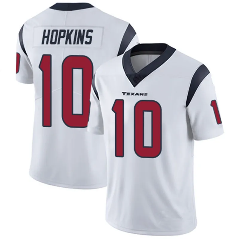 
Custom Wholesale Sublimated High density Deshaun Watson 4# DeAndre Hopkins 10# J.J. Watt 99# American football jersey 