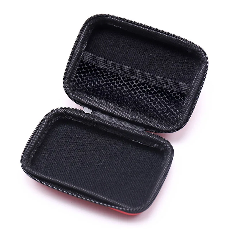 Custom logo Portable zipper EVA earphone case wireless Speaker earbuds earphone carry small tool eva case