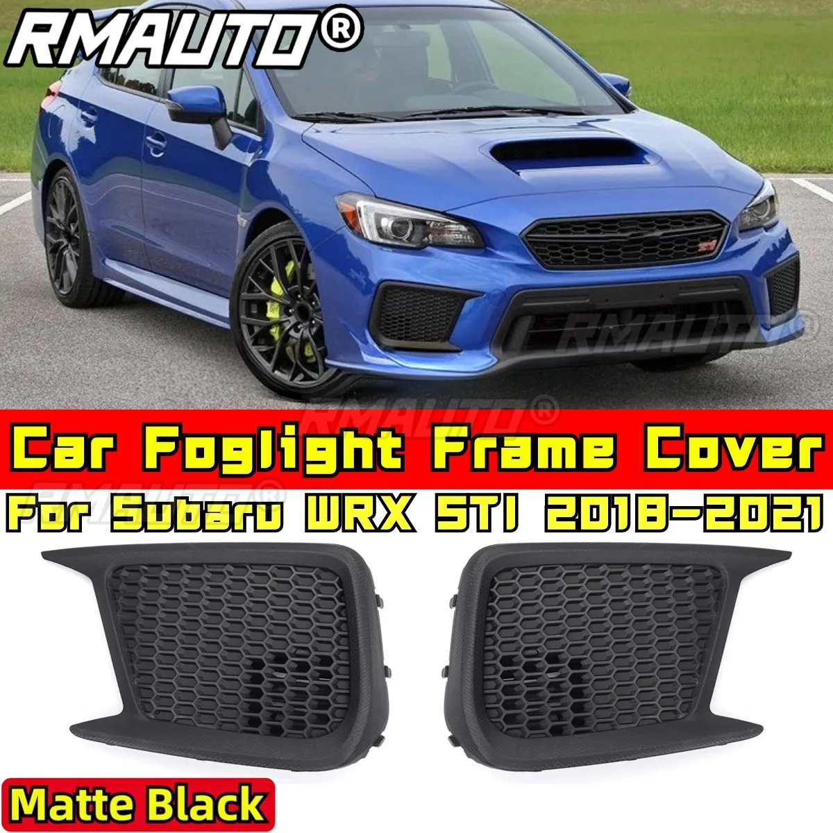 Для WRX STI 2018-2021 Комплект кузова для противотуманных фар Крышка противотуманной фары Subaru автомобильные аксессуары