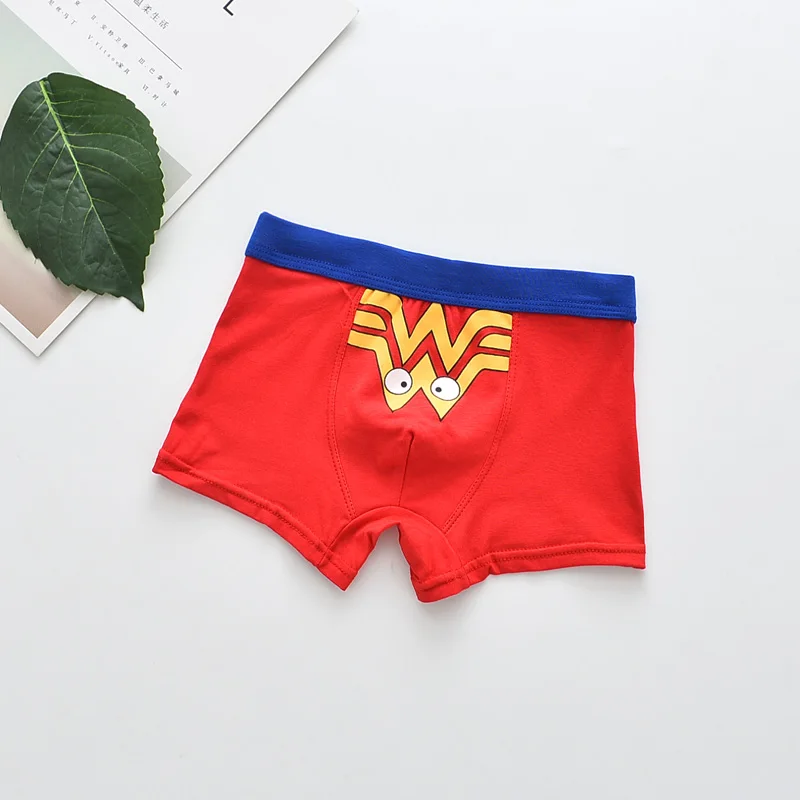 Качественное хлопковое детское нижнее белье, комплект из 5 предметов с милым супергероем, детское нижнее белье для мальчиков