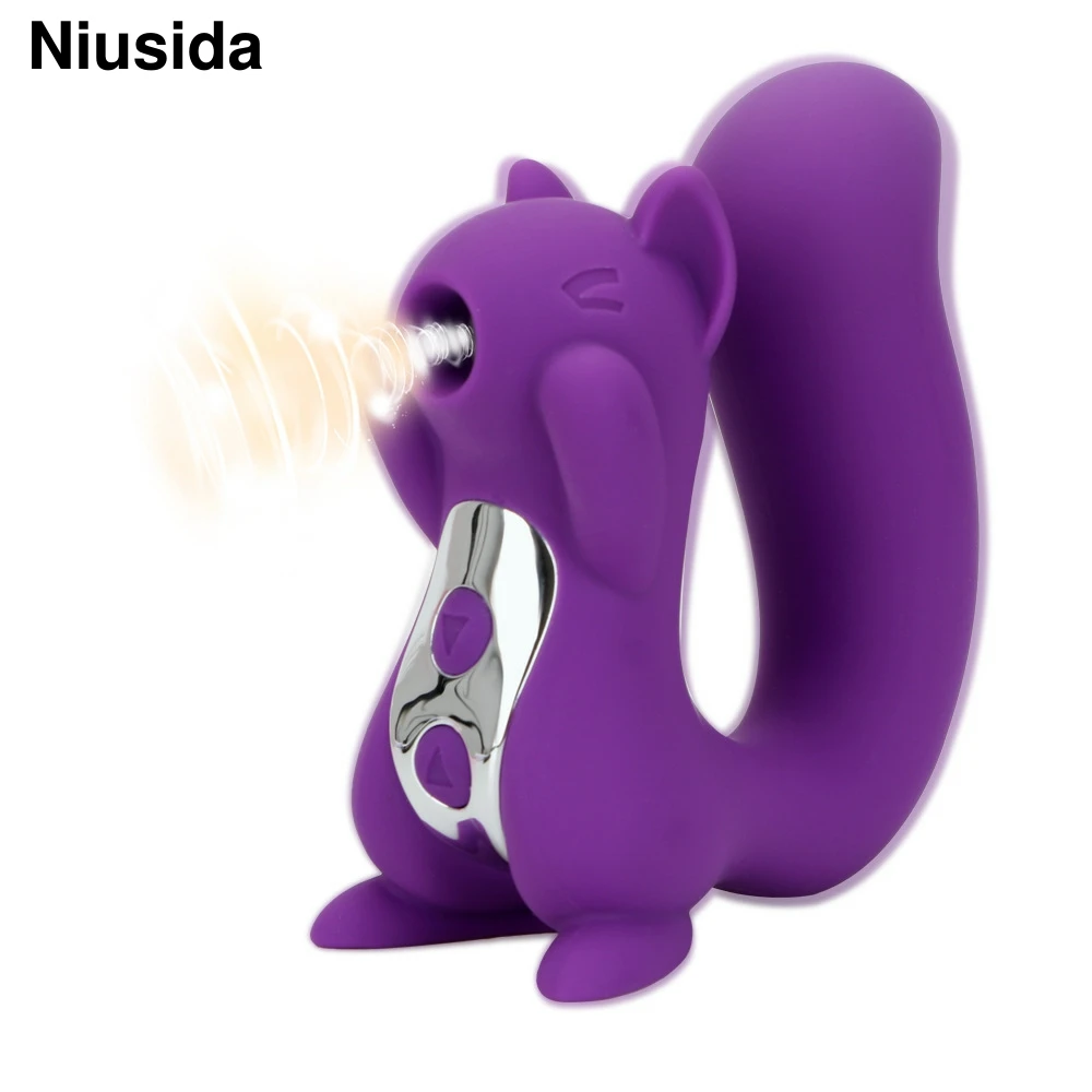 2021 Squirrel Animal Shaped Sex Toys Female Clitoris G-spot Stimulation Nipple Clit Suck Stimulator Clitoral Sucking Vibrator