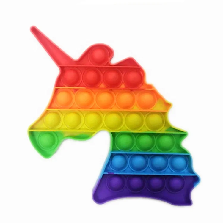 Игрушки-сжималки поставщик игрушек Единорог пуш-поп игрушки-антистресс для детей и взрослых