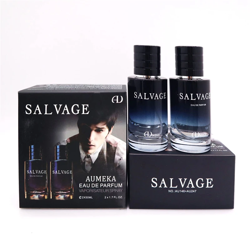 AUMEKA Logo Custom New Style Wholesale Body Spray Mist 50ml Glass Perfume For Men Eau De Parfum Vaporisateur Spray Perfume Set