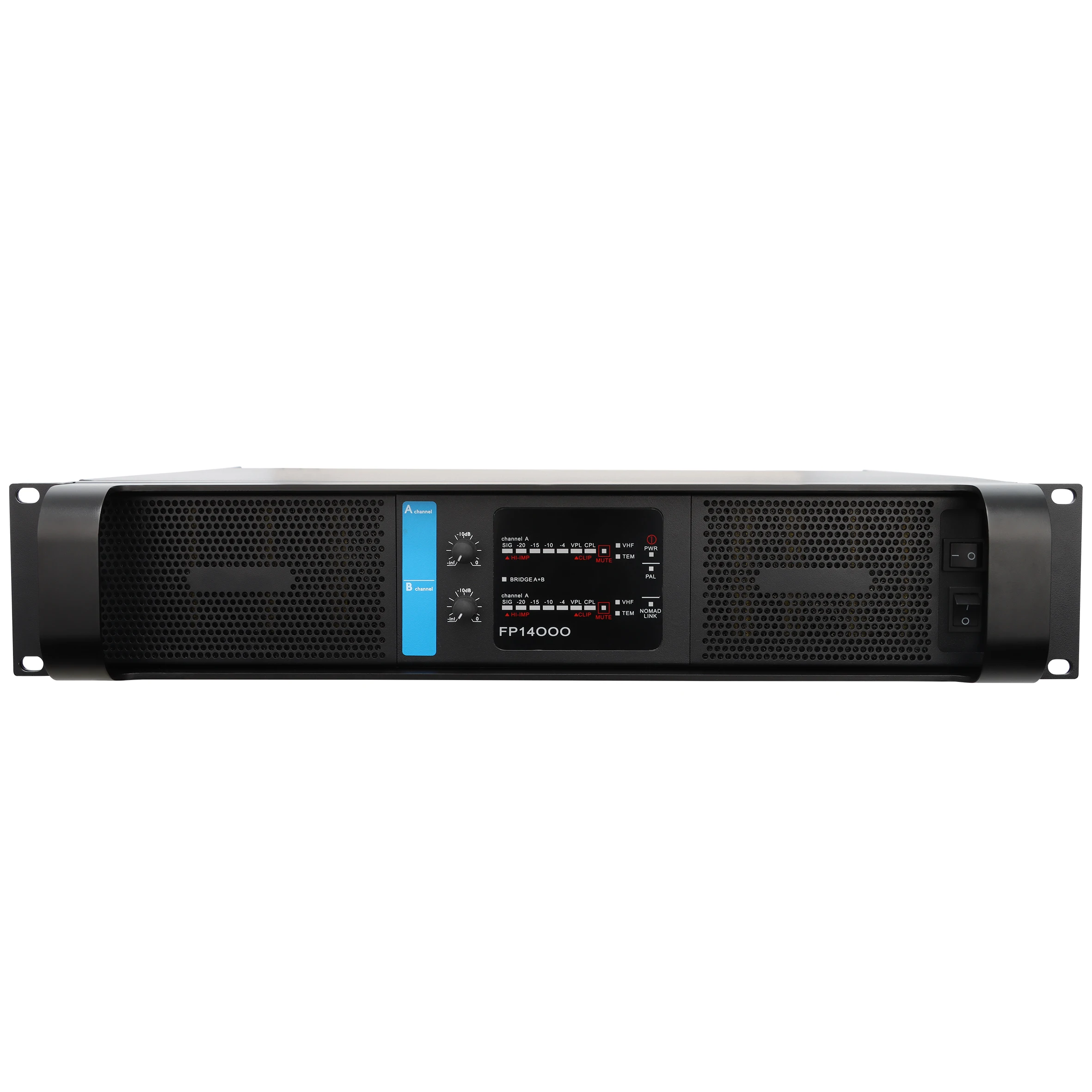 Профессиональный 2-канальный усилитель мощности KET FK14000 2*2350 Вт для линейного массива звукового оборудования