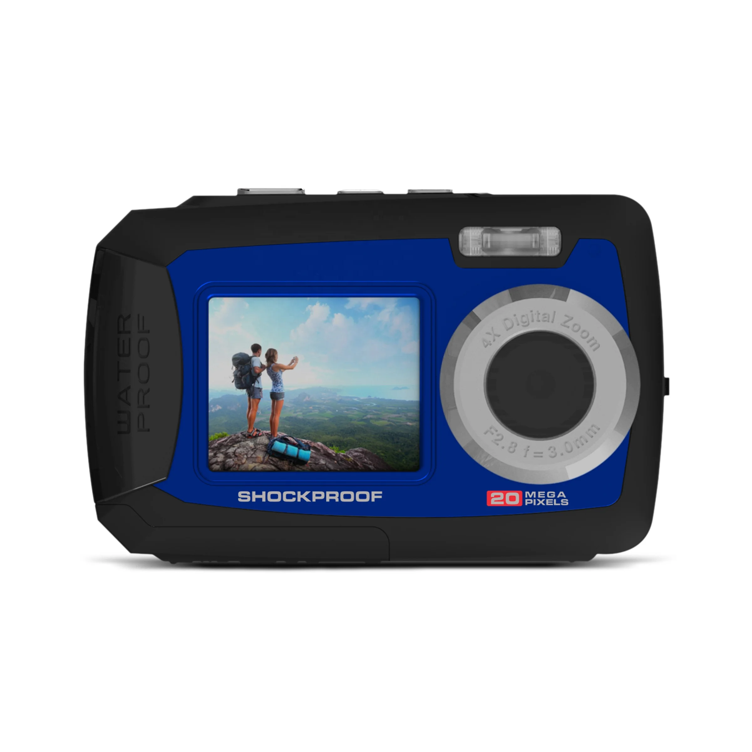 Цифровая Экшн-камера с двойным экраном высокого разрешения для подводных видов спорта