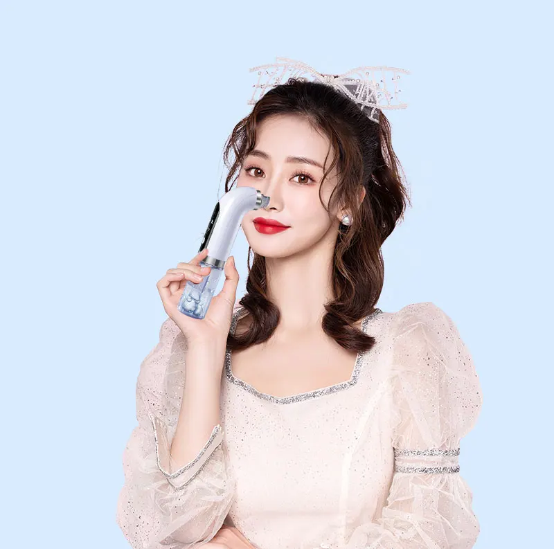 2022 hot selling  hot steam vacuum cleaner nose strip blackhead remove blackhead removal device