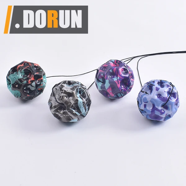 1pc Green Wrist Return Ball - Adjustable Bounce Back Ball with String, Rubber Elastic Rebound Ball Finger Exercise Toy Activity